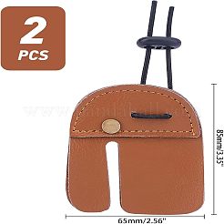 Кожаный язычок для стрельбы из лука&nbsp;AJEW-WH0182-27