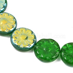 Чешские прессованные стеклянные бусины GLAA-I061-48D