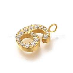 Ионное покрытие (ip) 304 нержавеющая сталь микропаве кубический цирконий подвески&nbsp;STAS-H228-01G-06