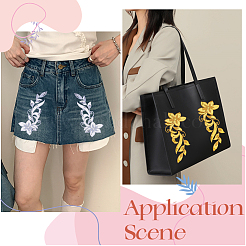 2 пара 2-х цветных полиэстеровых аксессуаров для вышивки&nbsp;PATC-CY0001-32