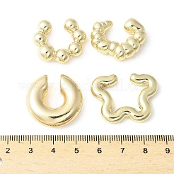 4 шт. регулируемые серьги-манжеты из пластика ccb&nbsp;EJEW-V006-02G