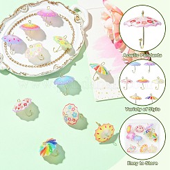 12 шт. 12 акриловых подвески&nbsp;KK-CJ0003-34