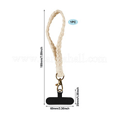 Плетеные хлопковые ремешки для мобильных телефонов&nbsp;AJEW-TAC0030-030A