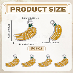 50 шт. Подвески из сплава с эмалью&nbsp;ENAM-LP0002-38