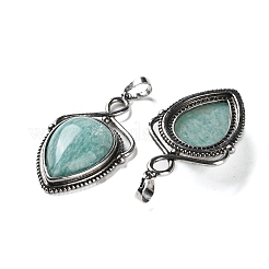 Природные подвески амазонит&nbsp;G-F777-01AS-06