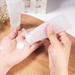 Матовые пластиковые многоразовые косметические бутылки&nbsp;LS-MRMJ-WH0024-01C