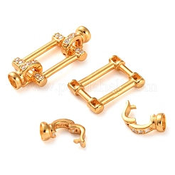 925 серебряная застежка с микропаве из прозрачного кубического циркония&nbsp;STER-K176-25G