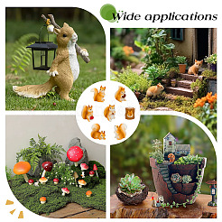 14 шт. 7 стиля декора из смолы&nbsp;DJEW-MA0001-03