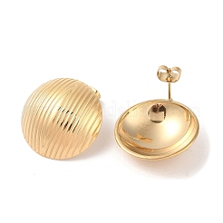 Ионное покрытие (ip) серьги-гвоздики из нержавеющей стали 304 для женщин&nbsp;EJEW-S227-29G