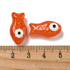 Прозрачные стеклянные бусины ручной работы&nbsp;X-GLAA-N0028-03F