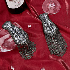 2шт модные погоны с кисточками&nbsp;DIY-FH0008-89B-B