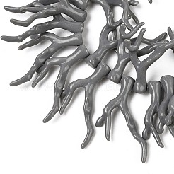 Нити бусин из непрозрачного акрила&nbsp;SACR-P033-02A-09