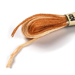 10 моток двухслойной полиэфирной нити для вышивания&nbsp;OCOR-K006-A64