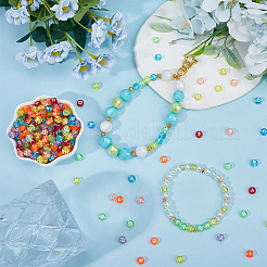 1500 шт. Прозрачные акриловые бусины&nbsp;OACR-SP0001-25B