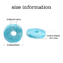 7 нить 2 вида бусин ручной работы из полимерной глины&nbsp;CLAY-CJ0001-82