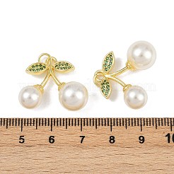 Латунные микро проложить кубического циркония подвески&nbsp;KK-H072-07G