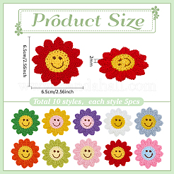 50 шт. 10-х цветные полиэстеровые нитки для вышивки&nbsp;PATC-PH0001-46