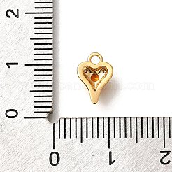 Латунные микро проложить кубического циркония подвески&nbsp;KK-K294-09G