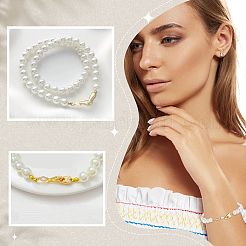 12 шт. латунные застежки-крючки и S-образные крючки со стразами&nbsp;KK-PH0013-69