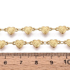 Цепи из текстурированной стали 304 длиной 5 м в форме сердца&nbsp;CHS-T071-55G