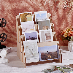 2 сумка 4 слоя настольных деревянных подставок для демонстрации товаров&nbsp;ODIS-UN0001-23