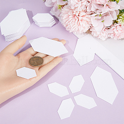 200 шт. 2 шестиугольных бумажных шаблона для квилтинга&nbsp;DIY-GF0008-76