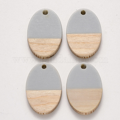 Подвески из смолы и дерева&nbsp;RESI-S384-007A-E01-1