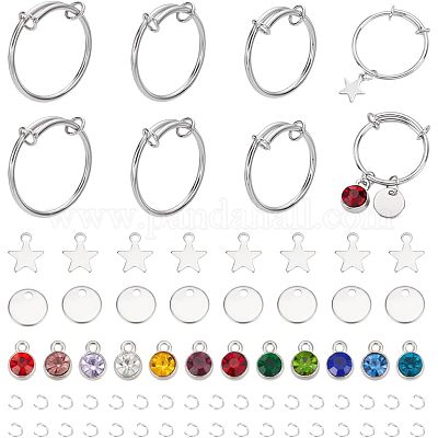 Набор для самостоятельного изготовления регулируемого кольца-шарма DIY-NB0009-99-1