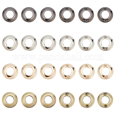 24 шт. 4-х цветная литая фурнитура для люверсов&nbsp;FIND-PH0007-77-1