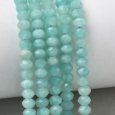 Природных амазонит бисер нитей&nbsp;G-L651-B03-5x3mm-1