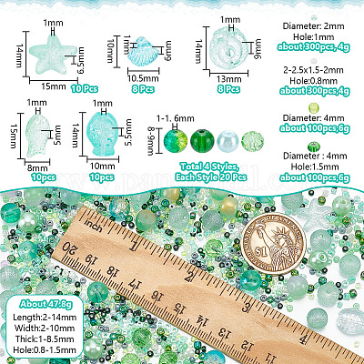 Стеклянные бусины&nbsp;GLAA-NB0001-84-1