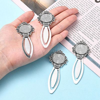 Тибетском стиле сеттинги закладки кабошон&nbsp;LS-X-TIBE-S157-AS-NR-1