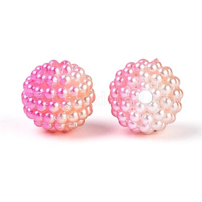 Имитация жемчуга акриловые&nbsp;OACR-T004-15mm-13-1