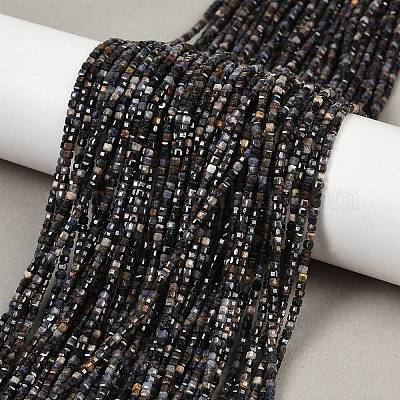 Натуральные сапфировые бусинки&nbsp;LS-G-RM241221-K21-1