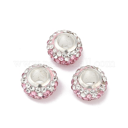 Сплав горный хрусталь глина паве бусины&nbsp;ALRI-D300-02S-06-1