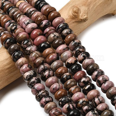 Природные родонит бисер нитей G-A280-A21-02-1