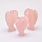 Natural  Rose Quartz Home Display Decorations, Angel Decor Healing Stones, Energy Reiki Gifts for Women Men, 48~52x35~36x15~18mm