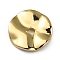 Brass Spacer Beads, Wavy Disc, Golden, 8x1.5mm, Hole: 1.2mm