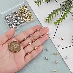 100 шт. 2-цветные латунные бусины для покрытия стойки&nbsp;KK-PH0010-40