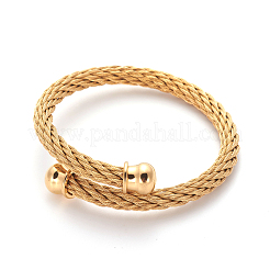 Наборы браслетов-зажимов из нержавеющей стали 304&nbsp;BJEW-L642-16