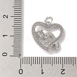 Подвески из латуни и прозрачного циркония с покрытием стойки&nbsp;KK-L216-050P