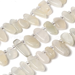 Натуральный лунный камень бисер нитей&nbsp;G-P604-A27-01