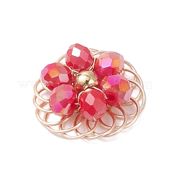 4шт 4 цвета подвески из гальванического стекла&nbsp;PALLOY-TA00338