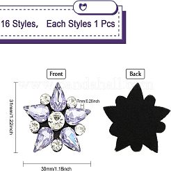 16 шт. 16-х цветные нашивки со звездами&nbsp;PATC-CA0001-03