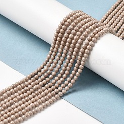 Нити бусины с имитацией жемчуга кубического циркония&nbsp;ZIRC-P109-03A-07