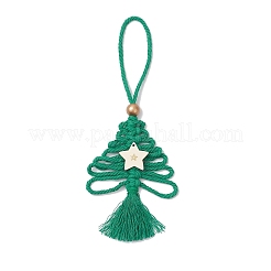 3 шт. хлопковая новогодняя елка подвесное украшение&nbsp;HJEW-JM03830
