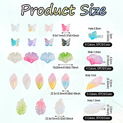 100 шт. 20 подвески из прозрачного стекла&nbsp;GLAA-TA0002-07