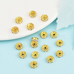 Латунные бусины разделители для поставки стразов&nbsp;RB-A014-Z7mm-01G-NF