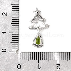 Латунные микро проложить кубического циркония подвески&nbsp;KK-L258-01P-C02