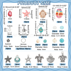 Набор для поиска ювелирных изделий на тему океана своими руками&nbsp;DIY-PH0022-48